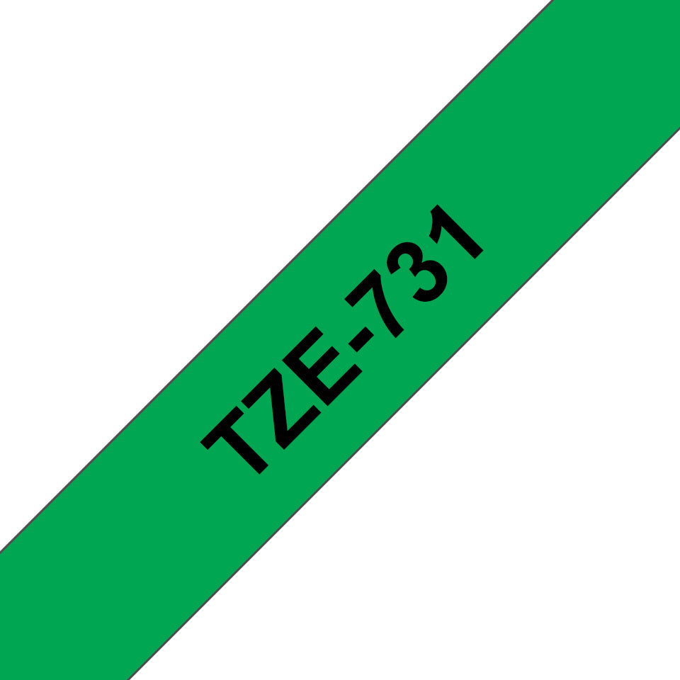 Brother TZe 731 Lamineret bånd  (1,2 cm x 8 m) 1kassette(r)