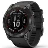 Garmin Fenix 7X Pro Solar Smart Watch 51mm, GPS, sort med sort silikonbånd EU