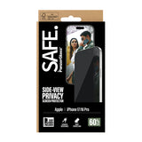PanzerGlass SAFE. by ® Privacy Skærmbeskyttelse iPhone 17 | iPhone 16 Pro | Ultra-Wide Fit m. EasyAligner