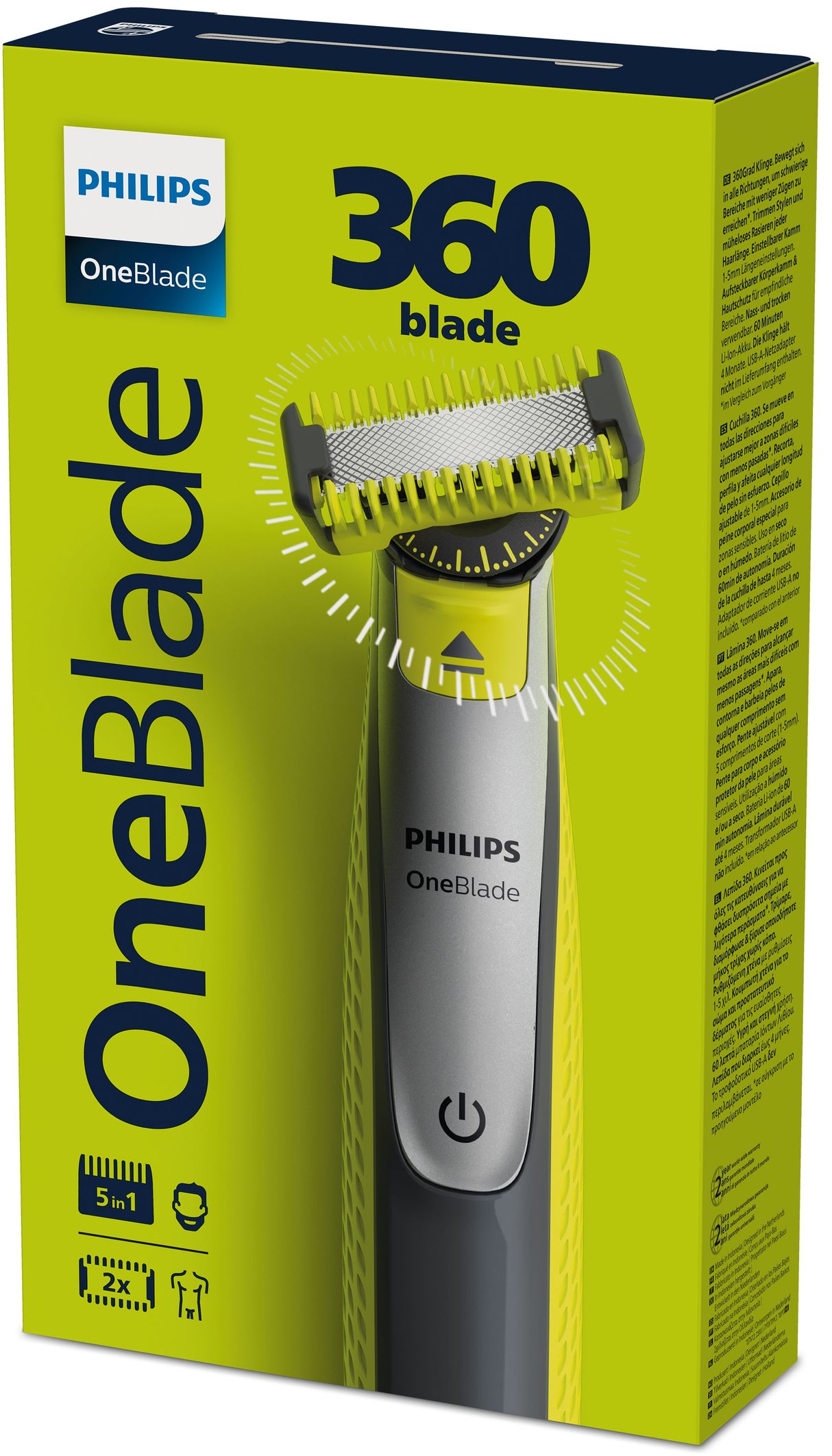 Philips OneBlade 360 QP2834/20 Ansigt + krop