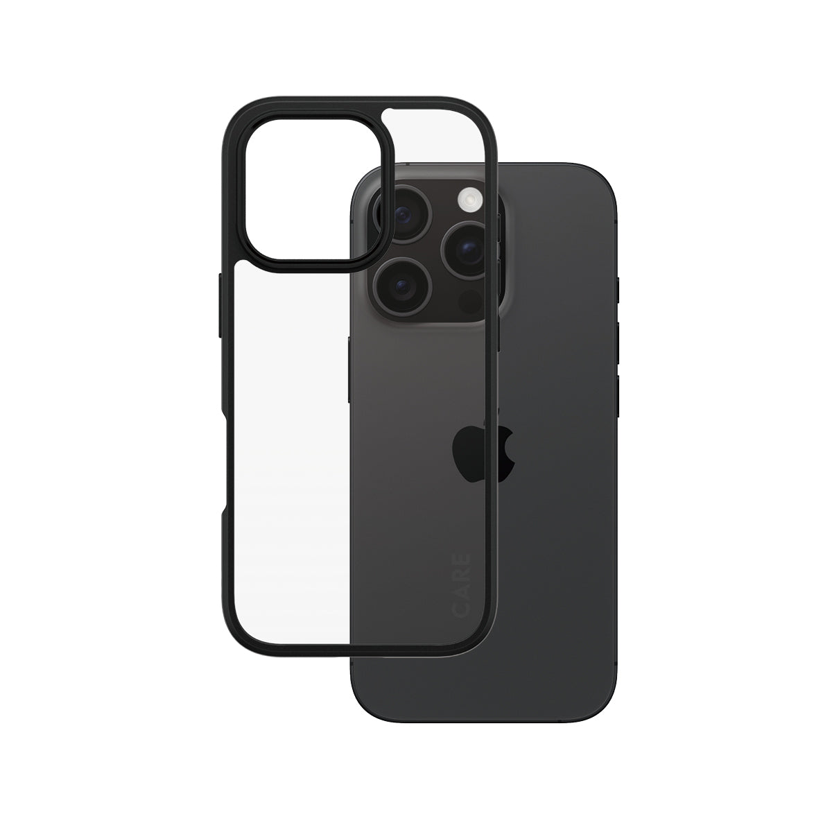 CARE by PanzerGlass Beskyttelsescover Sort Apple iPhone 16 Pro