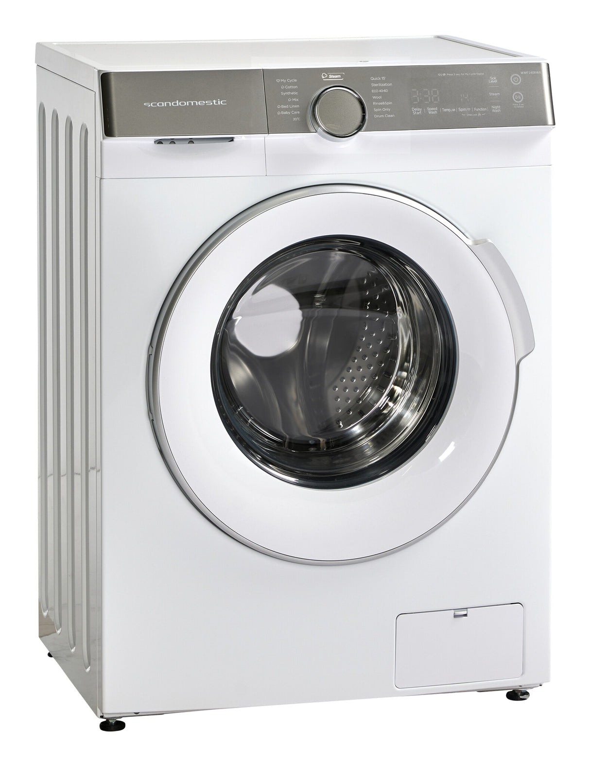 ScanDomestic WMF1408WA vaskemaskine Front-læsning 8 kg 1400 rpm Hvid