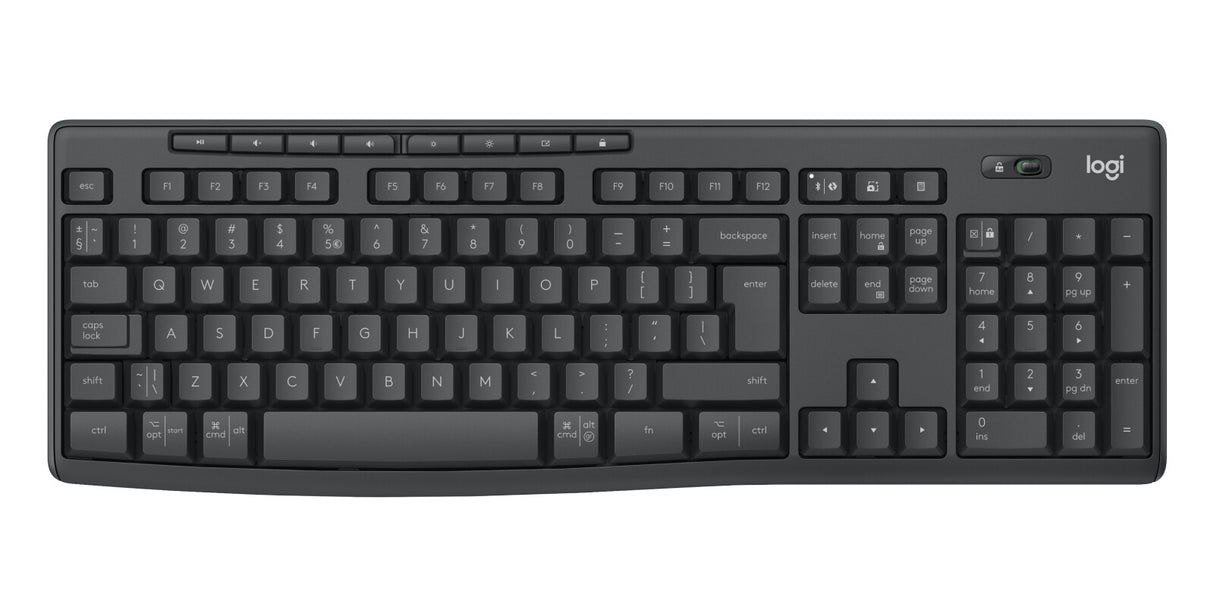 Logitech MK370 Combo for Business tastatur Mus inkluderet Kontor Bluetooth QWERTY US International Grafit