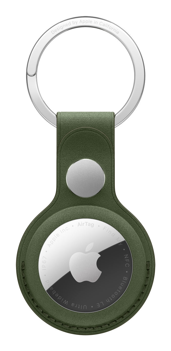 Apple AirTag FineWoven Key Ring - Moss