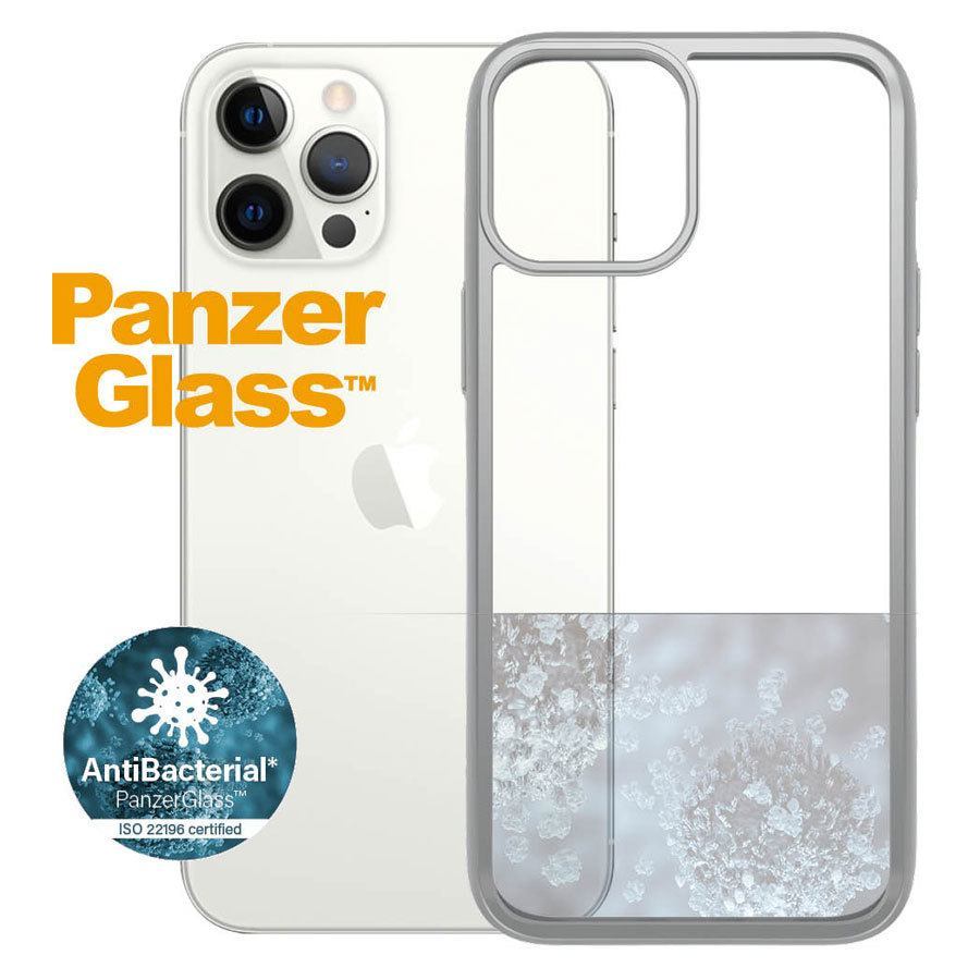 PANZERGLASS CLEARCASE TIL IPHONE 12/12 PRO SATIN SØLV AB