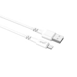 Gear Rundt ladekabel Lightning til USB-A 1m Hvid MFI