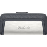 SanDisk Ultra Dual Drive USB Type-C USB-nøgle 128 GB USB Type-A / USB Type-C 3.2 Gen 1 (3.1 Gen 1) Sort, Sølv