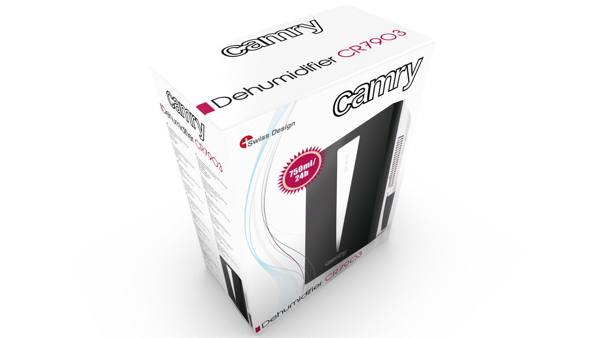 Camry Premium CR 7903 affugter 1,5 L 100 W Sort, Hvid