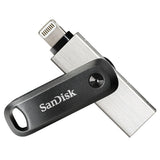 SanDisk 00183589 USB-nøgle 256 GB USB Type-A / Lightning 3.2 Gen 1 (3.1 Gen 1) Sort, Sølv