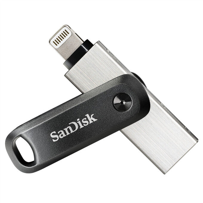 SanDisk 00183588 USB-nøgle 128 GB USB Type-A / Lightning 3.2 Gen 1 (3.1 Gen 1) Sort, Sølv