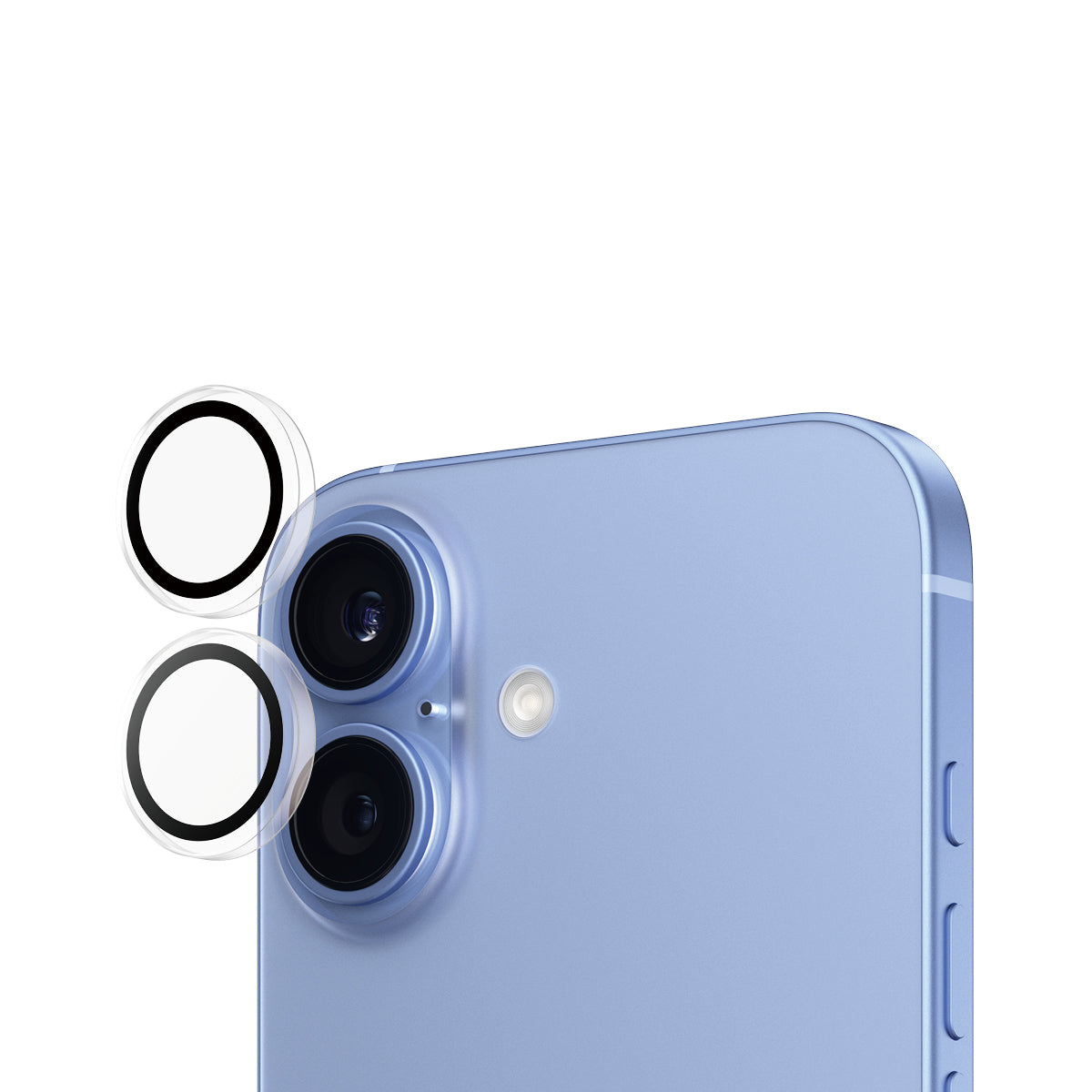 PanzerGlass ® Hoops® Transparent Kameralinsebeskytter iPhone 16 | 16 Plus