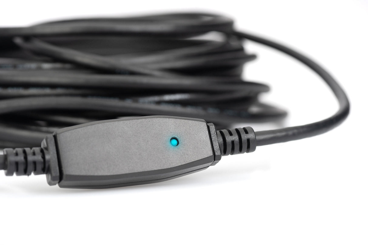 Digitus DA-73105 USB-kabel USB 3.2 Gen 1 (3.1 Gen 1) 10 m USB A 5 Gbit/sek. Sort