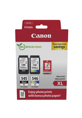 Canon 8286B011 blækpatron 2 stk Original Sort, Blå, Magenta, Gul