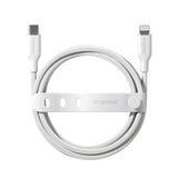 PanzerGlass empower by ® Racing 60W USB-C to Lightning Kabel | USB 2.0 | 1.2M | Silver White