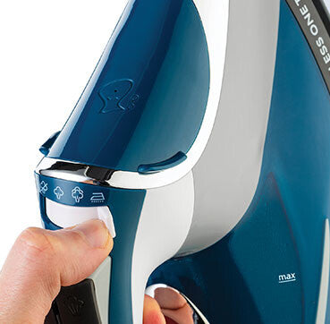 Russell Hobbs Cordless One Temperature Dampstrygejern Keramisk strygesål 2600 W Sort, Blå, Hvid