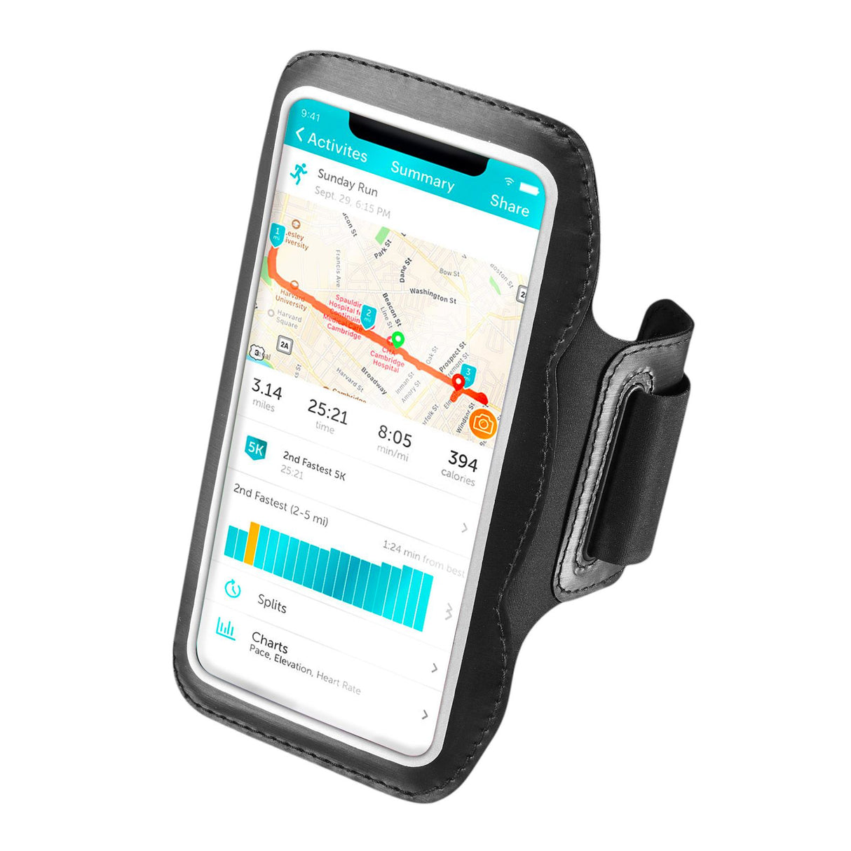 CELLY ARMBAND UP TO 6,9" BK