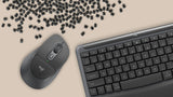 Logitech Signature Comfort Plus Combo MK880 tastatur Mus inkluderet Universel RF trådløs + Bluetooth QWERTY Dansk, Norsk, Svensk, Finsk Grafit