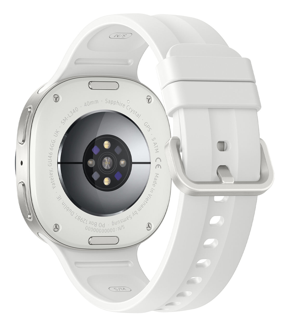 Samsung Galaxy Watch9 3.3 cm (1.3") AMOLED 40 mm Digital 438 x 438 pixels Touchscreen Silver Wi-Fi GPS (satellite)