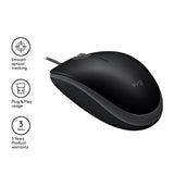 Logitech M110 Silent mus Kontor Ambidextrous USB Type-A Optisk 1000 dpi