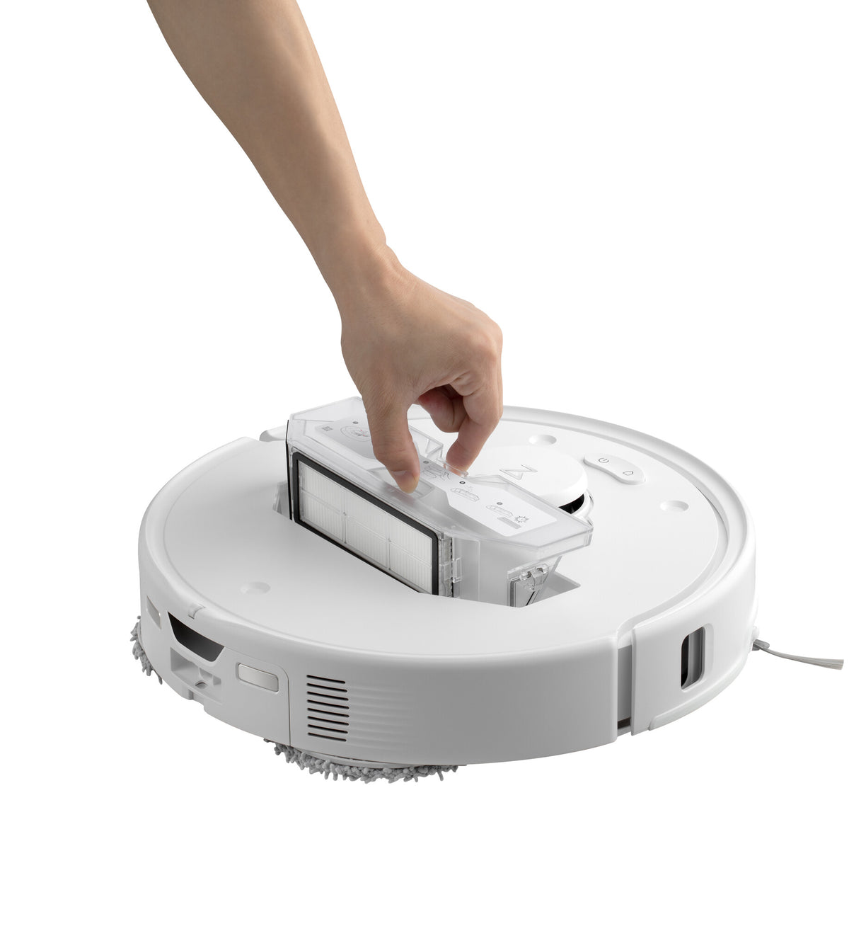 Roborock Qrevo Edge 5V1 Støvsuger Robotstyret Hvid