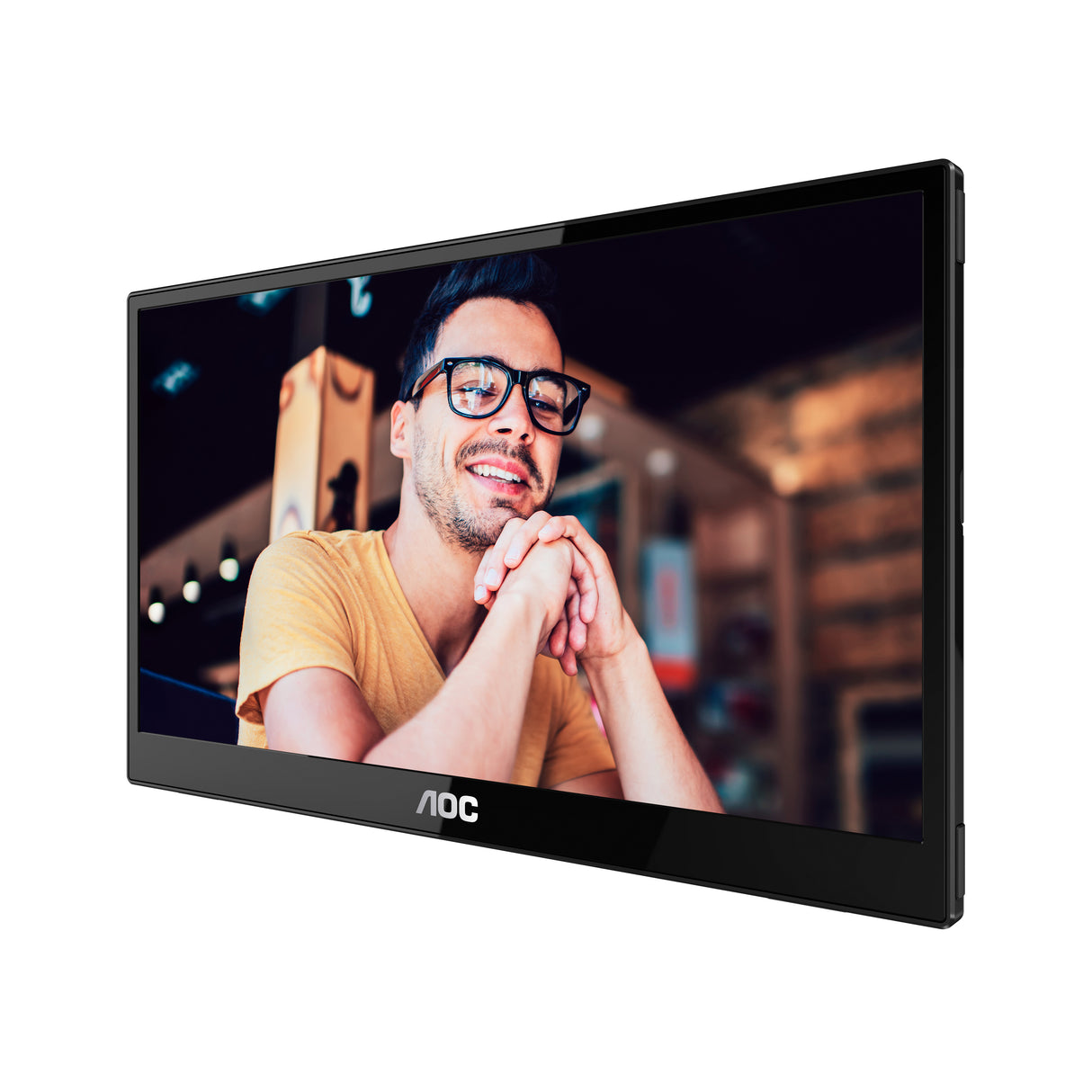 AOC T2 16T3EA computerskærm 39,6 cm (15.6") 1920 x 1080 pixel Fuld HD Sort