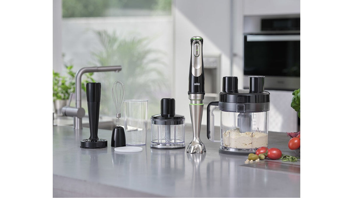 Braun Multiquick 9 MQ 9187XLI Stavblender Premium sort/børstet rustfrit stål