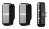 RØDE Micro Trådløst mikrofonsystem Trådløs Sort