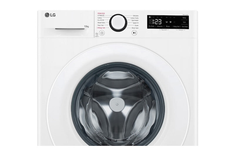 LG Serie 600 F4Y5RYP3W vaskemaskine Front-læsning 10 kg 1360 rpm Hvid