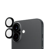 PanzerGlass ® Hoops® Sort Kameralinsebeskytter iPhone 16 | 16 Plus