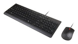 Lenovo Essential Wired Combo Sæt med mus og tastatur Kablet Dansk
