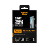 PanzerGlass Apple iPhone Duo UWF Privacy w. Fastfit in-a-box (sub-screen)