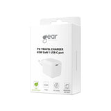 Gear Oplader 220V 1xUSB-C PD/PPS 45W GaN Hvid