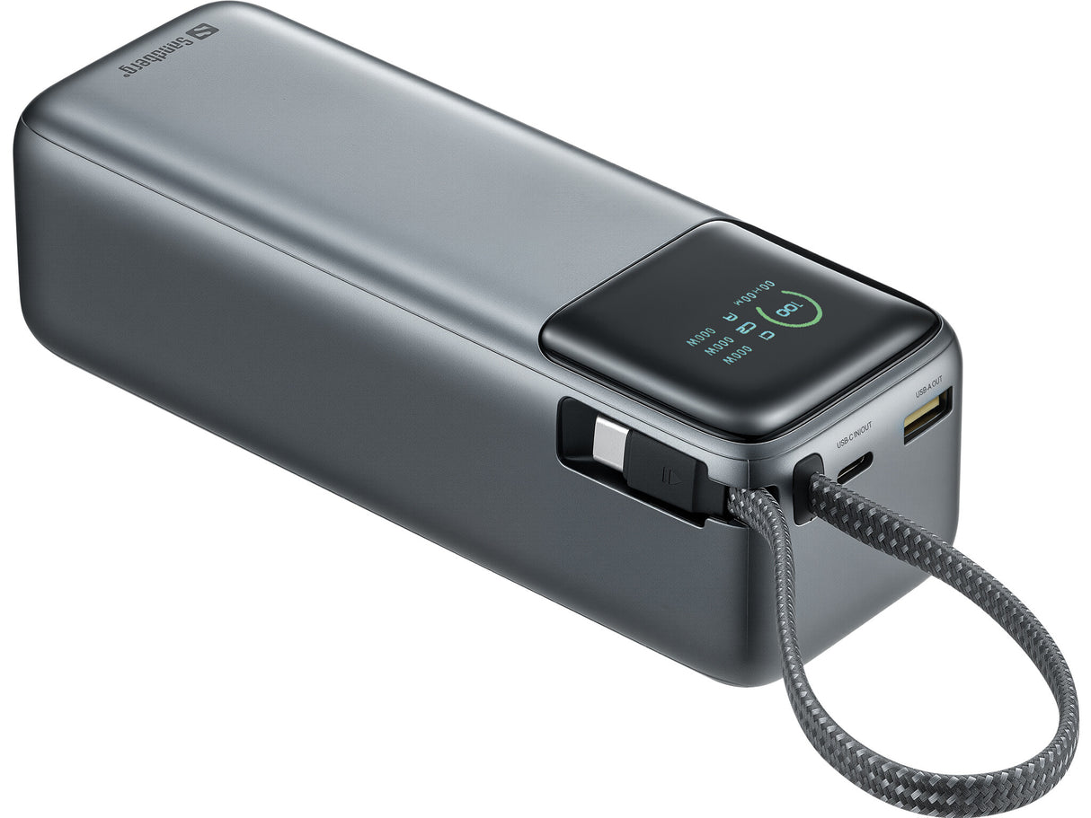 Sandberg 421-31 powerbank Lithium polymer (LiPo) 27000 mAh Sort, Grå