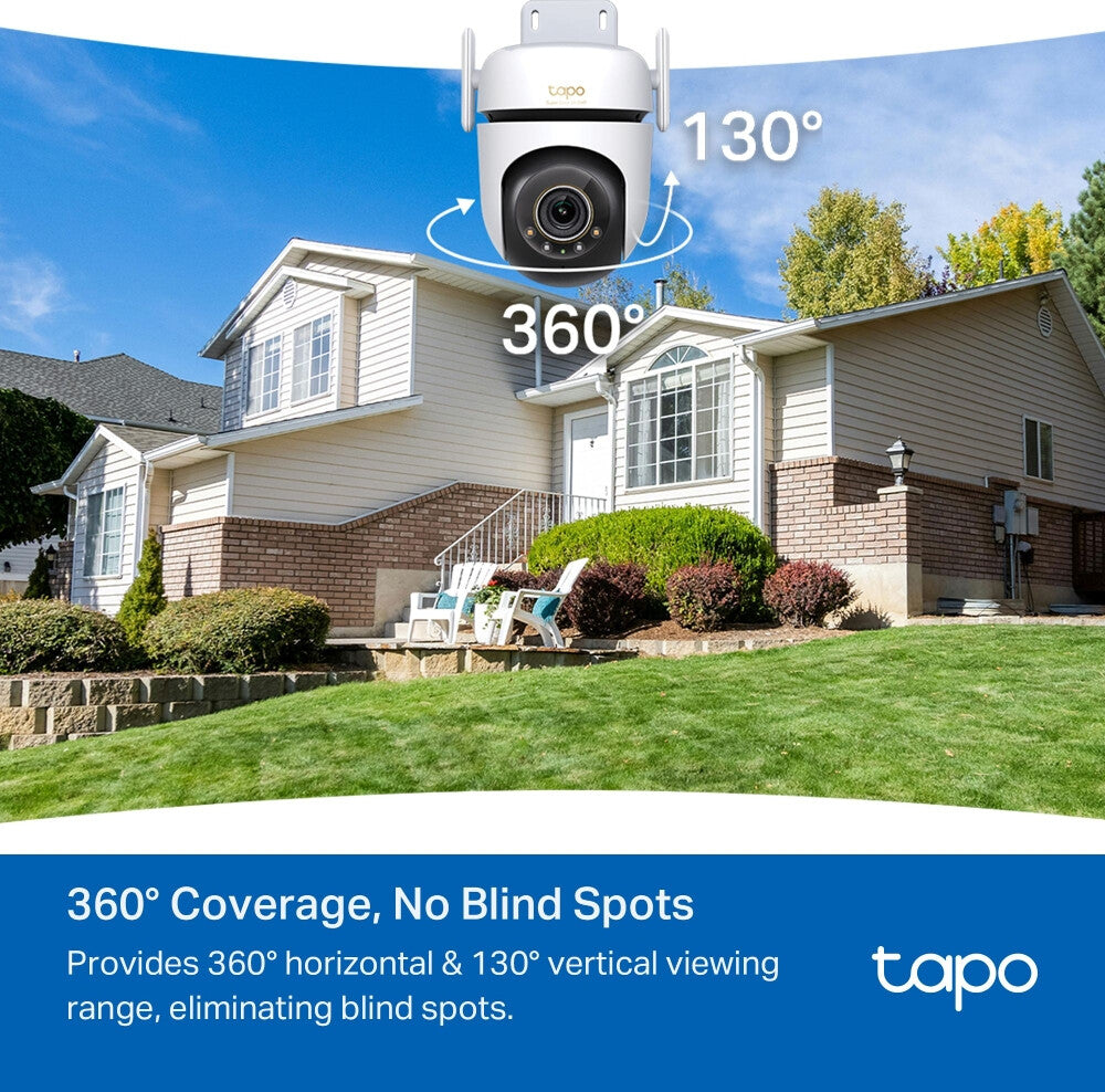 TP-Link TAPO C530WS overvågningskamera Tårn IP-sikkerhedskamera Udendørs 2880 x 1620 pixel Væg