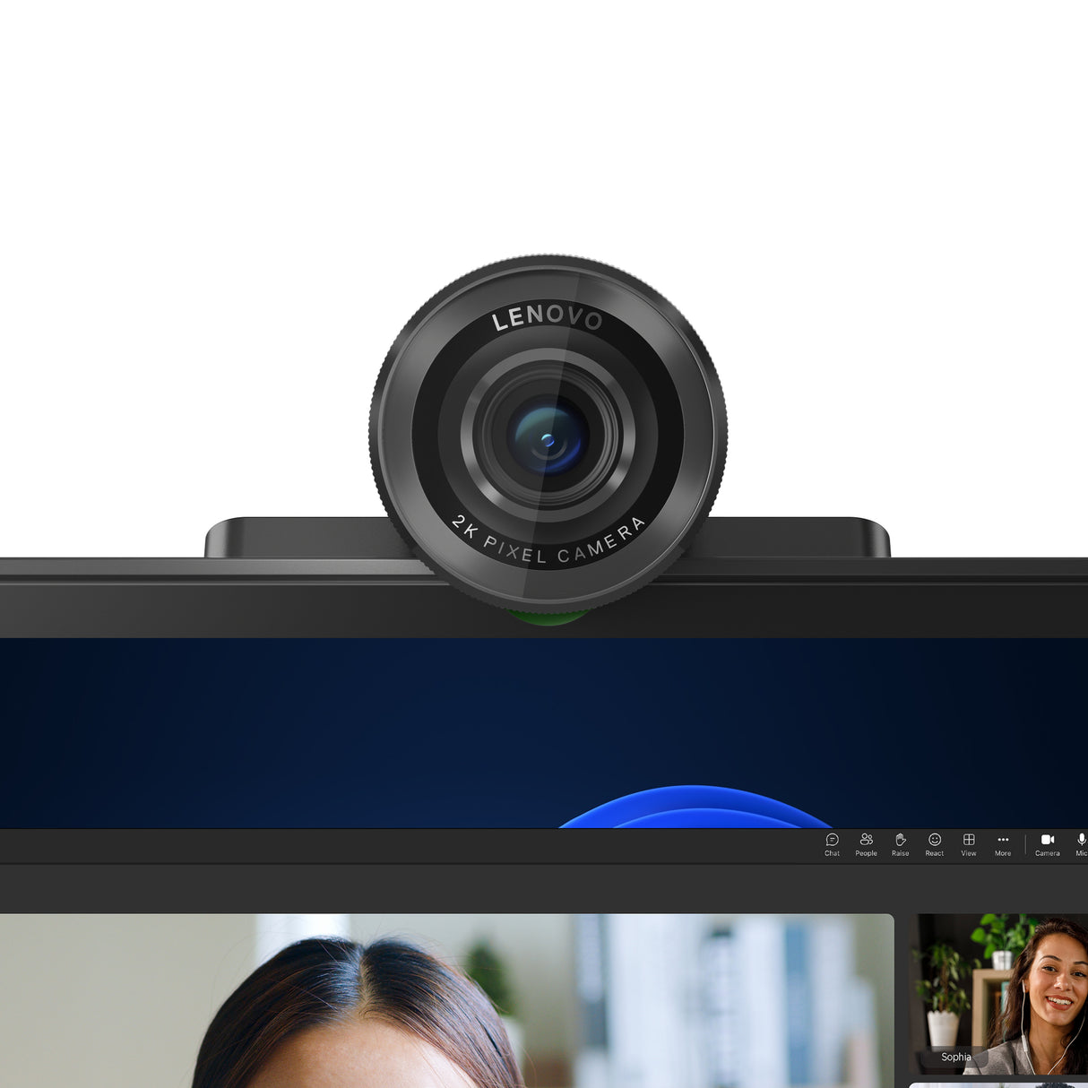 Lenovo 4XC1Q25245 webcam 4 MP 1920 x 1080 pixel USB-C Sort