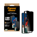 PanzerGlass 2-Way Privacy Screen Protector Samsung Galaxy S26 Ultra | Ultra-Wide Fit w. EasyAligner