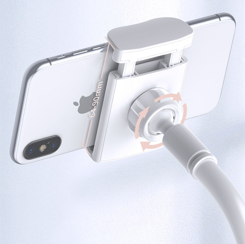 Baseus Holder med klips til smartphone eller tablet (sølv)