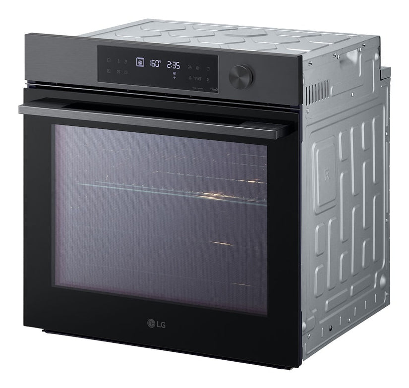 LG WS7D7632WB 76 L Sort, Rustfrit stål