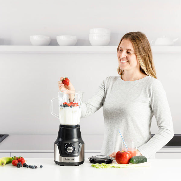 Taurus MAGNUM PRESS 1500 Bordplade blender 1500 W Sort, Rustfrit stål