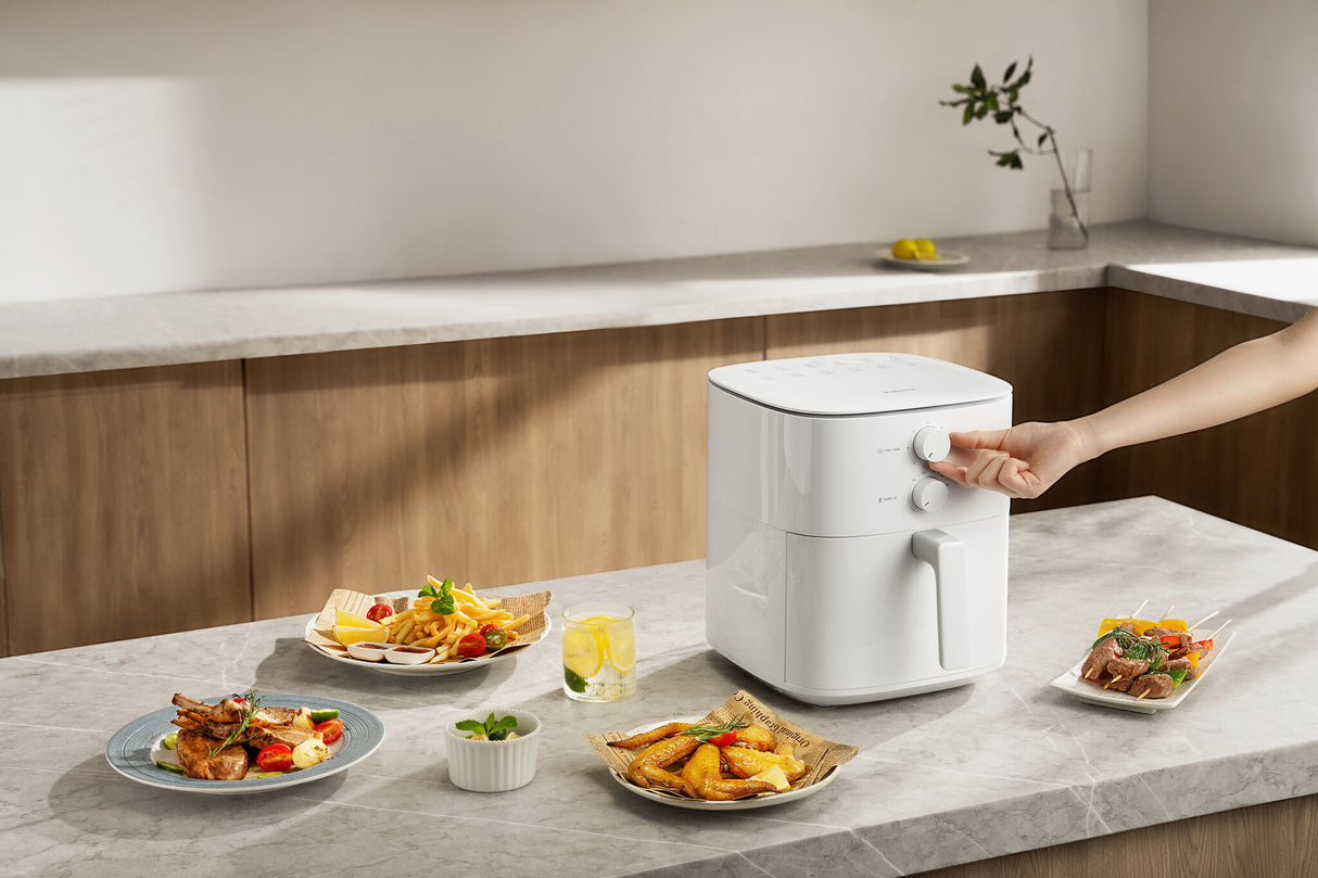 Xiaomi MAF13 Enkelt 6 L Enkeltstående 1550 W Varmluftsteger Hvid
