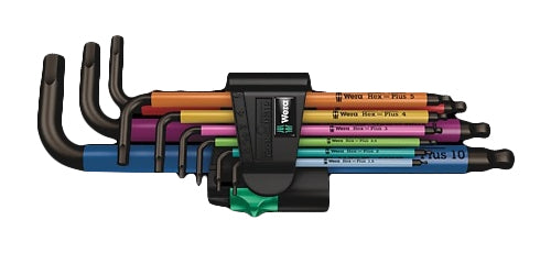 Wera 950/9 Hex-Plus L-nøglesæt 9 Dele
