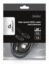 Gembird CC-HDMI4L-6 HDMI-kabel 1,8 m HDMI Type A (Standard) Sort