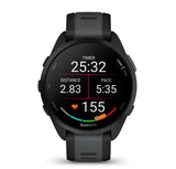 Garmin Forerunner 165 3,05 cm (1.2") AMOLED 43 mm Digital 390 x 390 pixel Berøringsskærm Sort GPS (satellit)