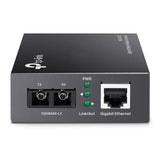 TP-Link MC210CS netværksomformer til medie 1000 Mbit/s 1310 nm Enkeltilstand Sort