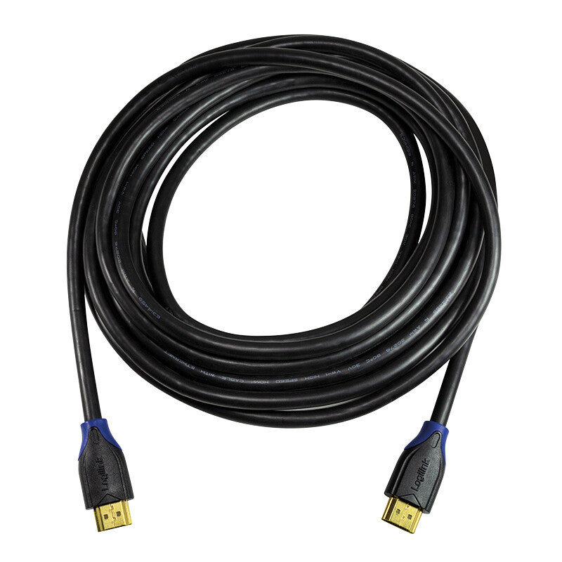 LogiLink CH0064 HDMI-kabel 5 m HDMI Type A (Standard) Sort