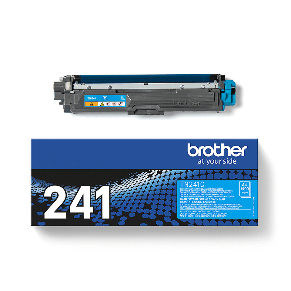Brother TN-241C tonerpatron 1 stk Original Blå