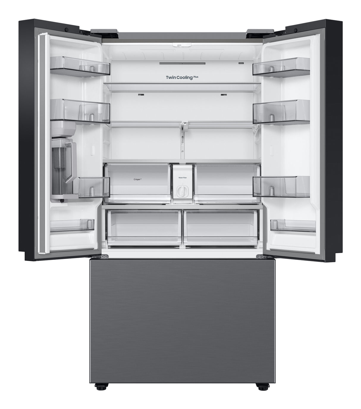 Samsung RF24BB620ES9EF side-by-side køle-fryseskab Fritstående 674 L Sølv