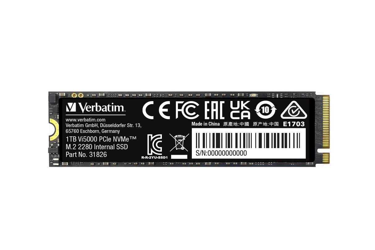 Verbatim Vi5000 1 TB M.2 PCI Express 4.0 NVMe 3D NAND