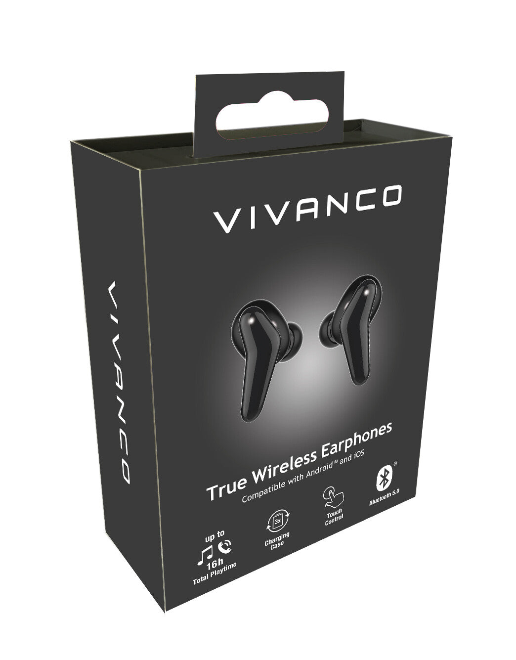 Vivanco Fresh Pair Headset Trådløs I ørerne Opkald/musik Bluetooth Sort