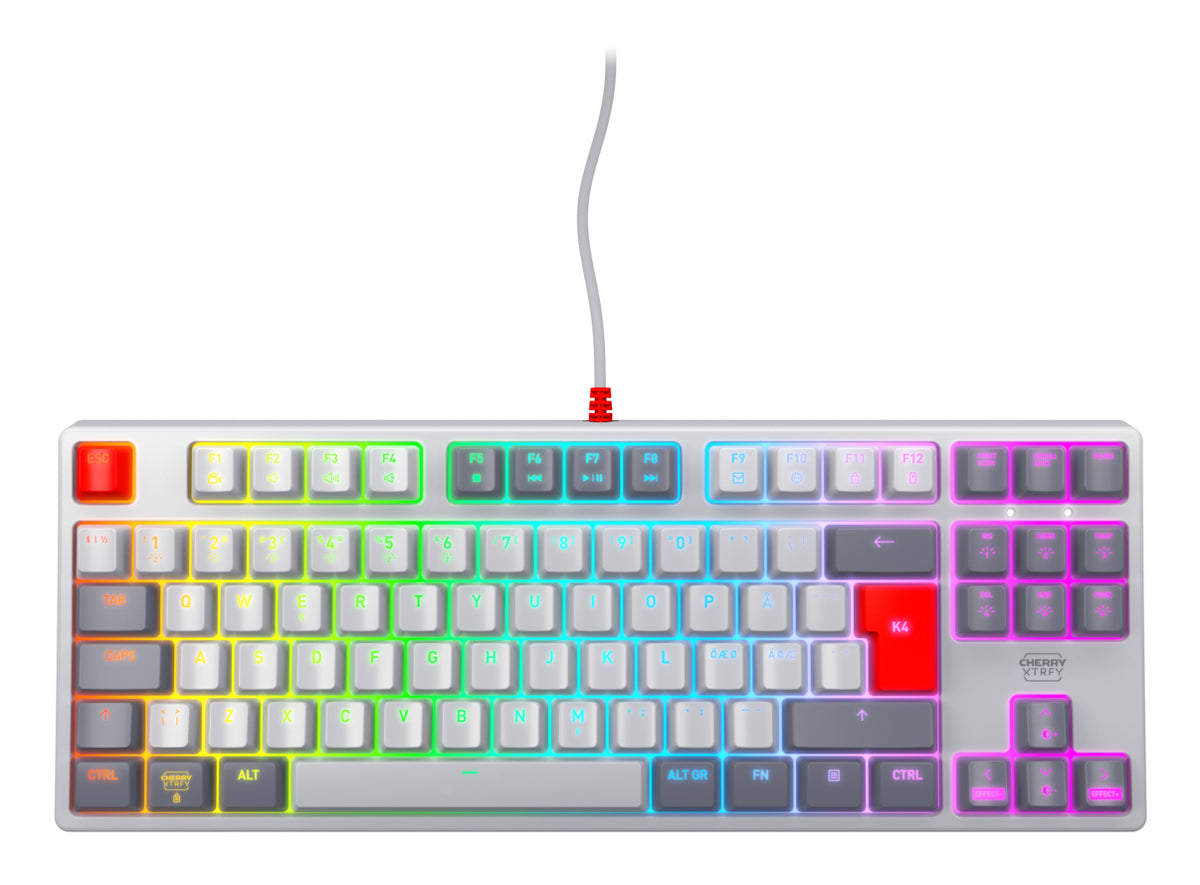 CHERRY XTRFY K4V2 Tastatur Mekanisk RGB Kablet Pan Nordic